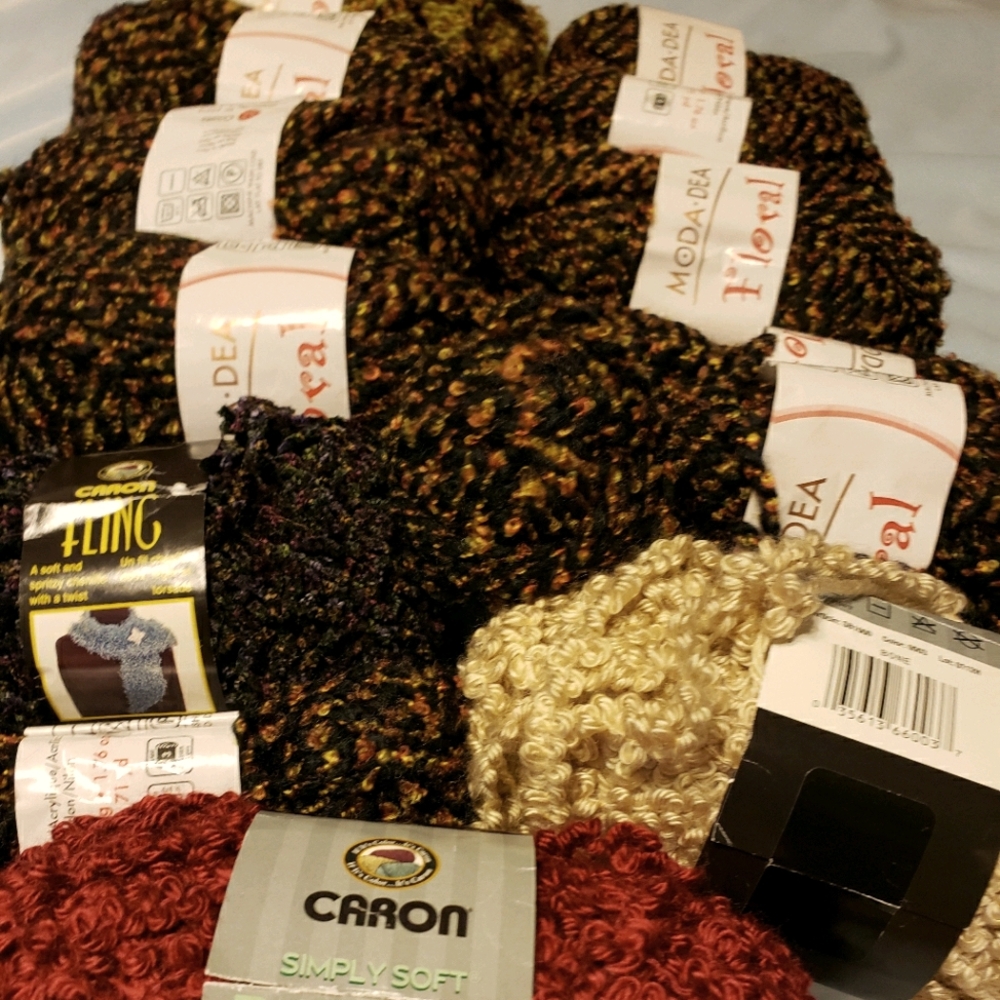 Multiple brands of yarn
